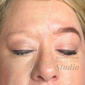 Eyebrow Tattoo result by Brow and Waxing Studio, LLC in Warner Robins, GA
