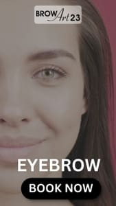 Eyebrow Tattoo result by Brow Art 23 Inside Franklin Park by Food Court Entrance in Toledo, OH