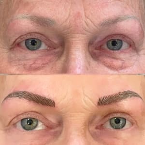 Eyebrow Tattoo result by Brow Art By Helen in Bothell, WA