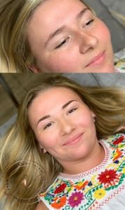 Eyebrow Tattoo result by Brow Artistry By Irina in Panama City, FL