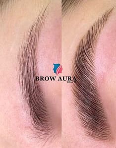 Eyebrow Tattoo result by Brow Aura (Eyebrow Threading & Microblading) in Mesa, AZ