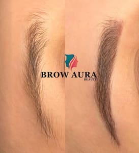 Eyebrow Tattoo result by Brow Aura (Eyebrow Threading & Microblading) in Mesa, AZ