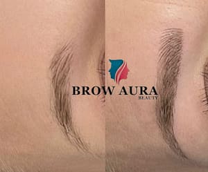Eyebrow Tattoo result by Brow Aura (Eyebrow Threading & Microblading) in Mesa, AZ
