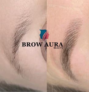 Eyebrow Tattoo result by Brow Aura (Eyebrow Threading & Microblading) in Mesa, AZ
