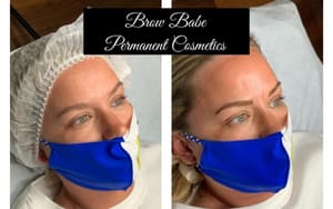 Eyebrow Tattoo result by Brow Babe Permanent Cosmetics, LLC in South Point, OH