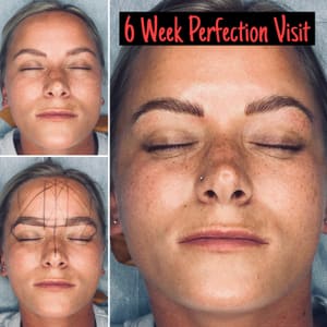 Eyebrow Tattoo result by Brow Babe Permanent Cosmetics, LLC in South Point, OH
