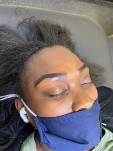 Eyebrow Tattoo result by Brow Babe Studio in Fayetteville, AR