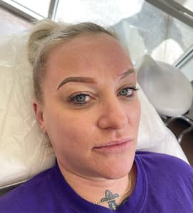 Eyebrow Tattoo result by Brow Babe Studio in Fayetteville, AR