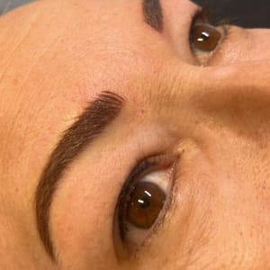 Eyebrow Tattoo result by Brow Baby Blading Permanent Makeup in Agoura Hills, CA