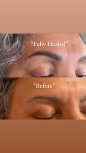 Eyebrow Tattoo result by Brow Baby Blading Permanent Makeup in Agoura Hills, CA