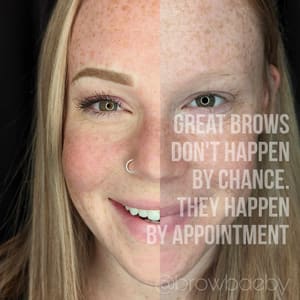 Eyebrow Tattoo result by Brow Baeby Permanent Makeup (Becca Treviño) in Forest Grove, OR