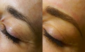 Eyebrow Tattoo result by Brow Bar by Amy… Microblading in Saginaw, MI