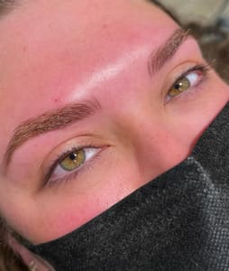 Eyebrow Tattoo result by Brow Bar Houston in Stafford, TX