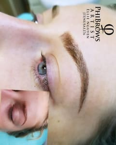 Eyebrow Tattoo result by Brow Bar Microblading in San Francisco, CA