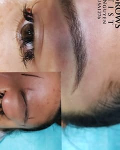Eyebrow Tattoo result by Brow Bar Microblading in San Francisco, CA