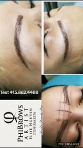 Eyebrow Tattoo result by Brow Bar Microblading in San Francisco, CA