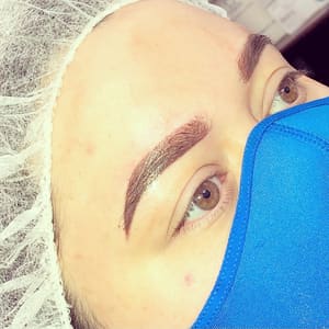Eyebrow Tattoo result by Brow Belle Microblading Studio in Puyallup, WA