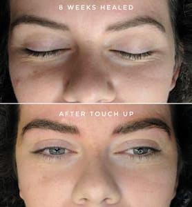Eyebrow Tattoo result by Brow Bliss By Nicole in Greenwood, IN