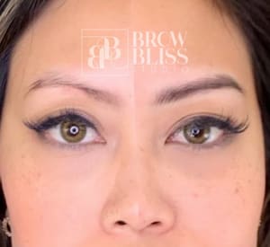 Eyebrow Tattoo result by Brow Bliss Studio in Tomball, TX
