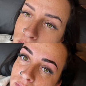 Eyebrow Tattoo result by Brow & Bronze LLC in Green Bay, WI