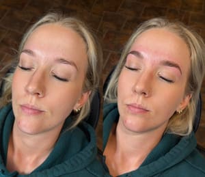 Eyebrow Tattoo result by Brow & Bronze LLC in Green Bay, WI