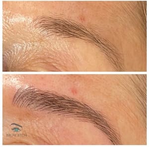 Eyebrow Tattoo result by Brow Btch Inc in Merrick, NY