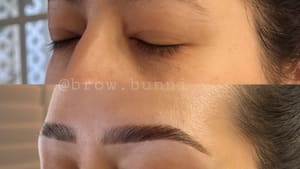 Eyebrow Tattoo result by Brow Bunni Lamination, Brow Wax and Tinting in Downey, CA