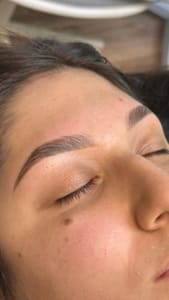Eyebrow Tattoo result by Brow Bunni Lamination, Brow Wax and Tinting in Downey, CA