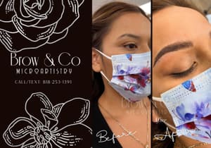 Eyebrow Tattoo result by Brow & Co MicroArtistry in Los Angeles, CA