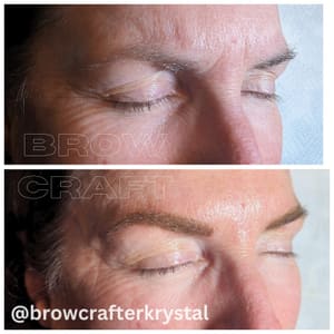Eyebrow Tattoo result by Brow Craft Studio in Tucson, AZ
