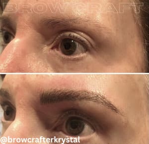 Eyebrow Tattoo result by Brow Craft Studio in Tucson, AZ