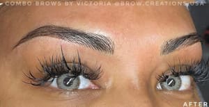 Eyebrow Tattoo result by Brow Creations USA in Charlotte, NC