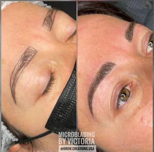 Eyebrow Tattoo result by Brow Creations USA in Charlotte, NC
