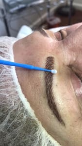 Eyebrow Tattoo result by Brow Design Microblading by Kim in Thibodaux, LA