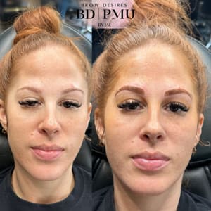 Eyebrow Tattoo result by Brow Desires PMU By Jae in Parrish, FL