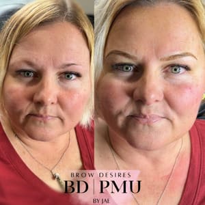 Eyebrow Tattoo result by Brow Desires PMU By Jae in Parrish, FL