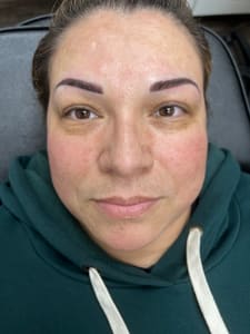 Eyebrow Tattoo result by Brow Down Permanent Makeup & Jewelry Services LLC in Green Bay, WI