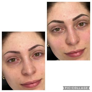 Eyebrow Tattoo result by Brow Down Permanent Makeup & Jewelry Services LLC in Green Bay, WI