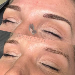 Eyebrow Tattoo result by Brow Envy Permanent Cosmetics: Microblading Eyebrow in Port Orange, FL