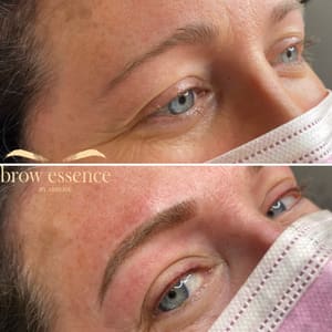Eyebrow Tattoo result by Brow Essence By Arberie in Cliffside Park, NJ