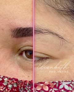 Eyebrow Tattoo result by Brow Expressions Permanent Beauty in Long Beach, CA
