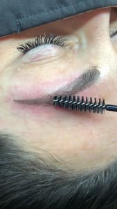 Eyebrow Tattoo result by Brow Expressions Permanent Beauty in Long Beach, CA