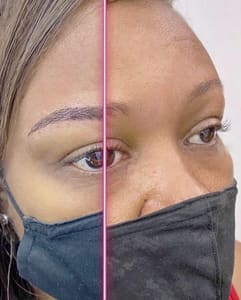Eyebrow Tattoo result by Brow Expressions Permanent Beauty in Long Beach, CA