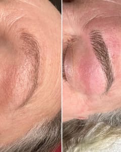 Eyebrow Tattoo result by Brow’Halla in Huntsville, TX