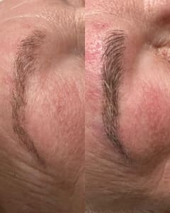 Eyebrow Tattoo result by Brow’Halla in Huntsville, TX