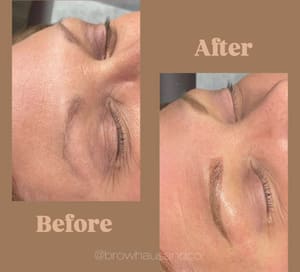 Eyebrow Tattoo result by Brow Haus & Co. LLC in Evansville, IN