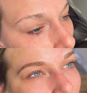 Eyebrow Tattoo result by Brow Haus & Co. LLC in Evansville, IN