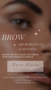 Eyebrow Tattoo result by Brow Haven in Southgate, MI