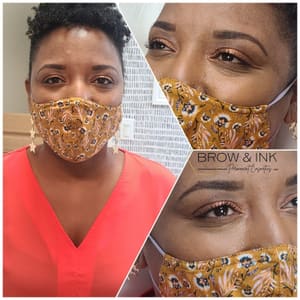 Eyebrow Tattoo result by Brow & Ink Permanent Cosmetics in Austin, TX