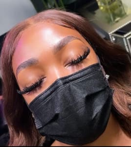 Eyebrow Tattoo result by Brow & Makeup Bar by Nvision Artistry in Lanham, MD
